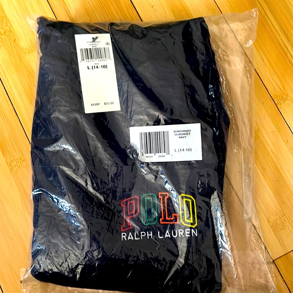 Ralph Lauren pants & shorts. Clothing size, 1 item M(10-12). All other items Lg.